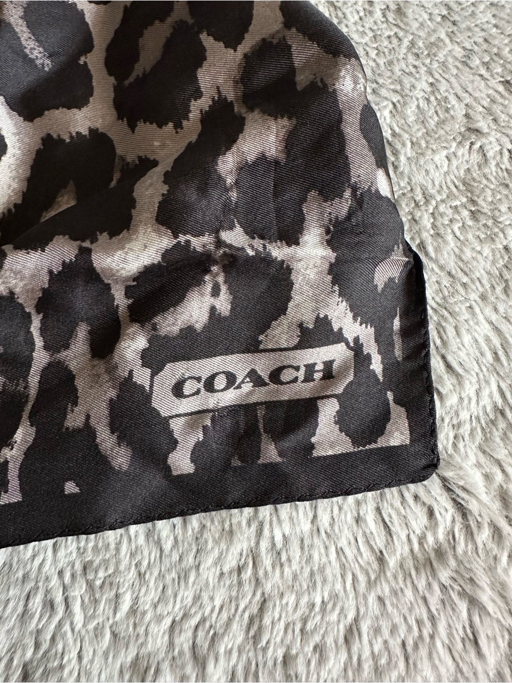 Coach Silk Scarf - Picture 2 of 6
